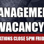 Management Vacancy