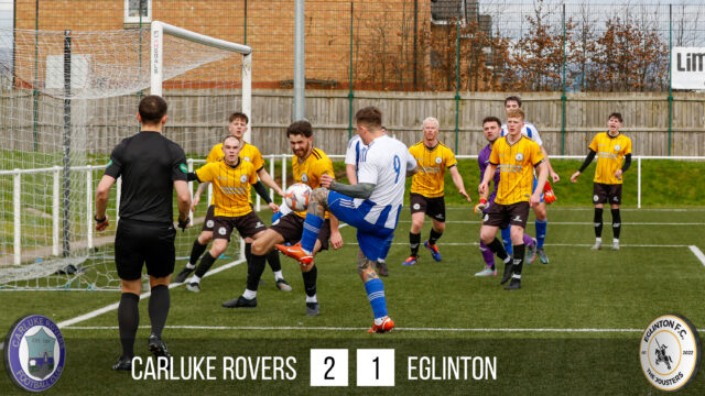 Carluke Rovers 2 v 1 Eglinton
