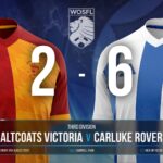 Saltcoats Victoria 2 v 6 Carluke Rovers